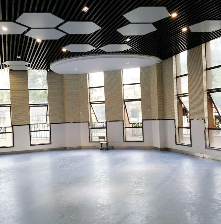 四川綿陽報告廳木條吸音板聲學工程