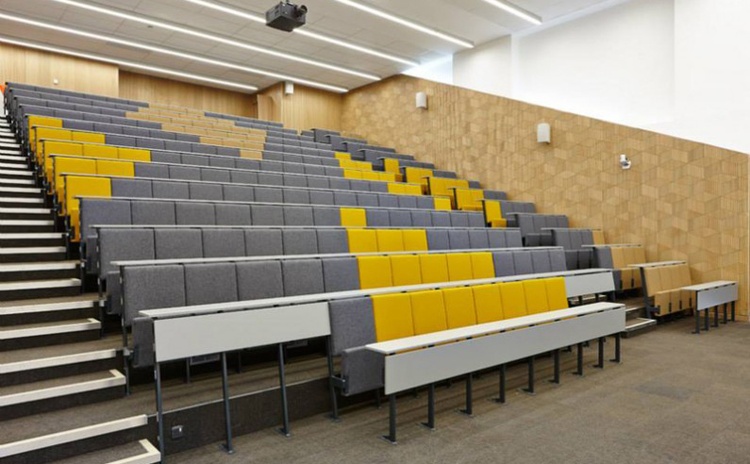 廣西玉林學校報告廳木質(zhì)吸音板聲學工程-0