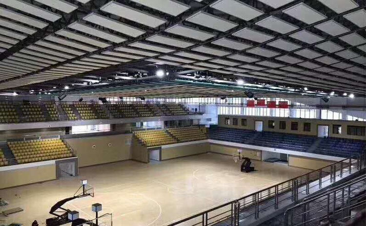 河南安陽籃球館空間吸聲體聲學工程